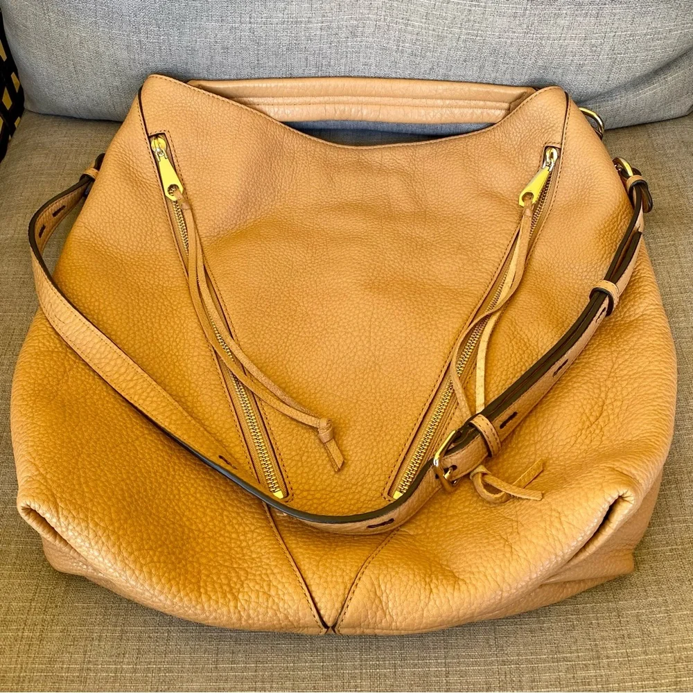 Rebecca Minkoff Pebble Leather Hobo Shoulder Crossbody Bag